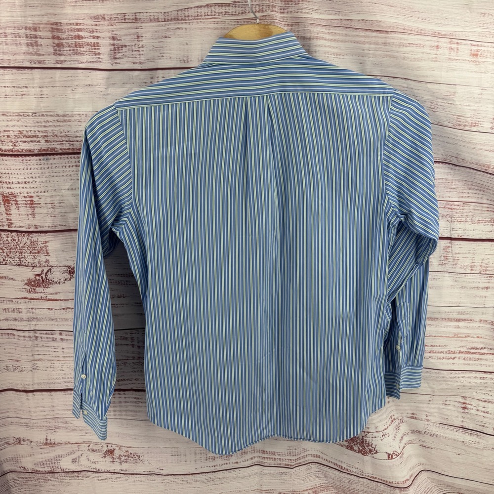 Ralph Lauren Shirt Mens Large Custom Fit Striped Button Down Long Sleeve Preppy - Picture 6 of 8